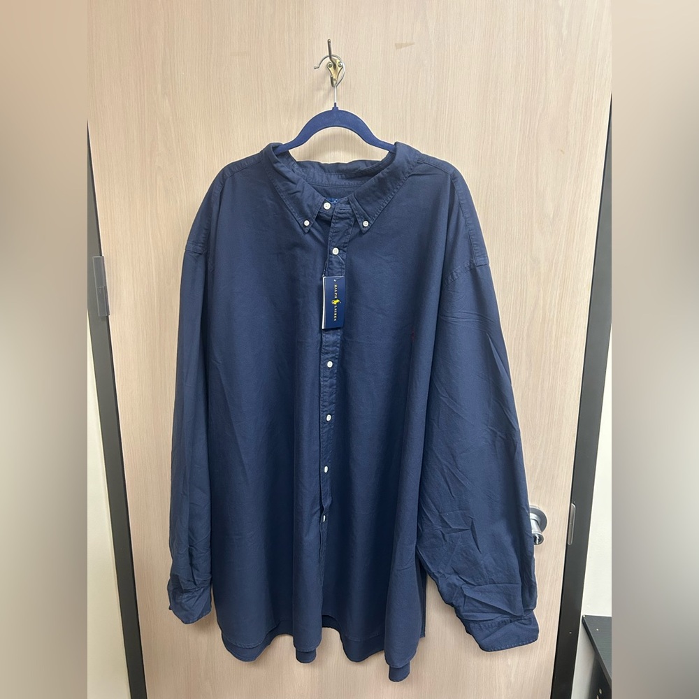 Ralph Lauren Dark Blue Casual Button Down Shirt